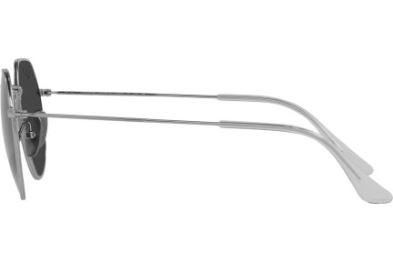Okulary przeciwsłoneczne Ray-Ban Titanium Collection RB8165 920948 Polarized Okrągłe Srebrne