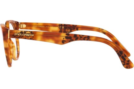 Okulary korekcyjne Dolce & Gabbana DG3361 3380 Okrągłe Havana