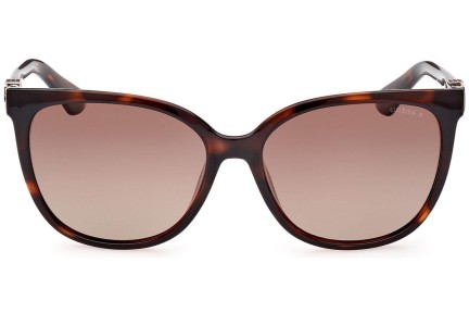 Okulary przeciwsłoneczne Guess GU7864 52H Polarized Okrągłe Havana