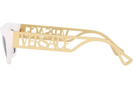 Okulary przeciwsłoneczne Versace VE4432U 401/87 Kocie oczy Białe