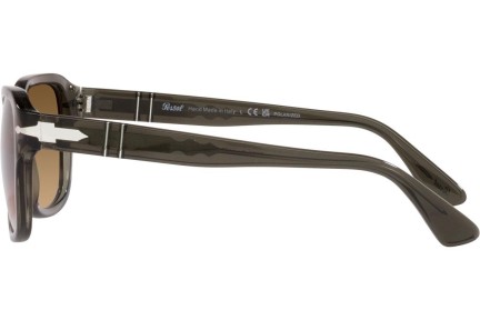 Okulary przeciwsłoneczne Persol PO3305S 1103M2 Polarized Kwadratowe Szare
