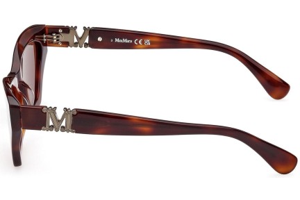 Okulary przeciwsłoneczne Max Mara MM0057 52E Kocie oczy Havana