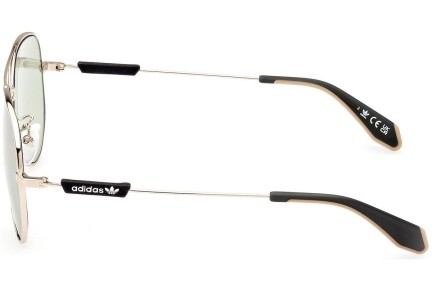 Okulary przeciwsłoneczne Adidas Originals OR0085 28N Pilotki (Aviator) Złote