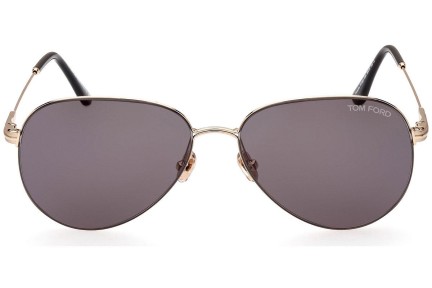 Okulary przeciwsłoneczne Tom Ford FT0993 28A Pilotki (Aviator) Złote