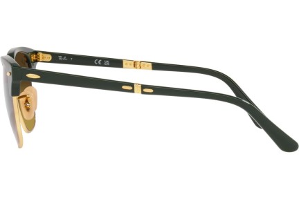 Okulary przeciwsłoneczne Ray-Ban Clubmaster Folding RB2176 136885 Browline Zielone