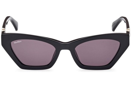 Okulary przeciwsłoneczne Max Mara MM0057 01A Kocie oczy Czarne
