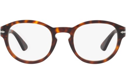 Okulary przeciwsłoneczne Persol PO3304S 24/GG Okrągłe Havana