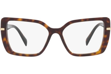 Okulary korekcyjne Prada PR03ZV 2AU1O1 Kwadratowe Havana