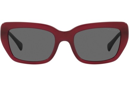 Okulary przeciwsłoneczne Ralph by Ralph Lauren RA5292 592187 Prostokątne Czerwone