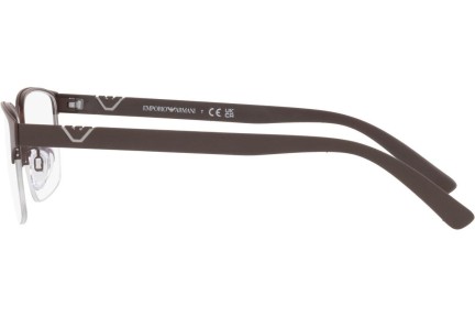 Okulary korekcyjne Emporio Armani EA1138 3020 Prostokątne Brązowe