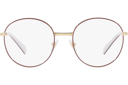 Okulary korekcyjne Miu Miu MU51VV 09X1O1 Okrągłe Złote
