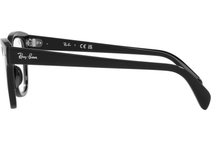 Okulary korekcyjne Ray-Ban RX0707V 2000 Kwadratowe Czarne