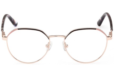 Okulary korekcyjne Guess GU8272 028 Okrągłe Złote