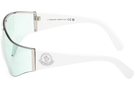 Okulary przeciwsłoneczne Moncler ML0247 21N Pojedyncze | Shield Białe
