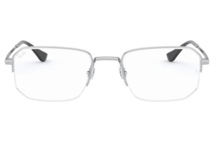 Okulary korekcyjne Ray-Ban RX6449 2501 Prostokątne Srebrne