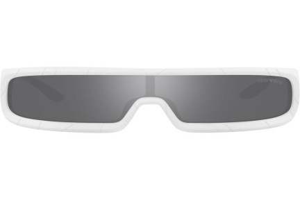 Okulary przeciwsłoneczne Emporio Armani EA4190U 59596G Pojedyncze | Shield Białe