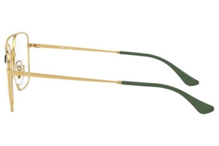 Okulary korekcyjne Ray-Ban RX6450 3081 Kwadratowe Złote