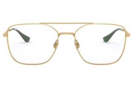 Okulary korekcyjne Ray-Ban RX6450 3081 Kwadratowe Złote