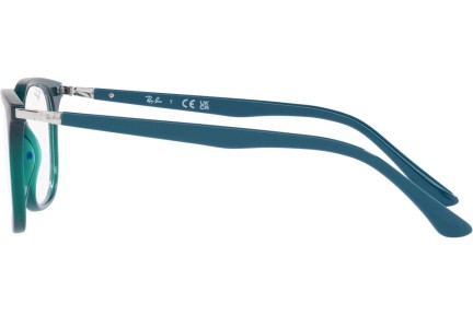 Okulary korekcyjne Ray-Ban RX7211 8206 Kwadratowe Niebieskie