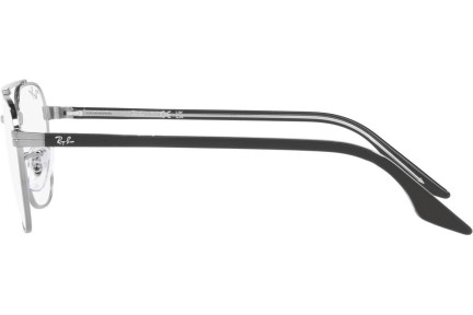Okulary korekcyjne Ray-Ban RX6485 2502 Kwadratowe Srebrne