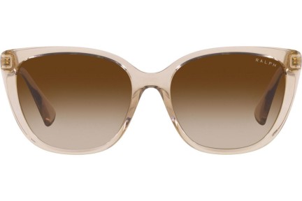 Okulary przeciwsłoneczne Ralph by Ralph Lauren RA5274 580213 Kocie oczy Beżowe
