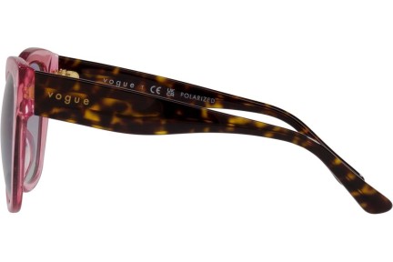 Okulary przeciwsłoneczne Vogue Eyewear VO5338S 28368J Polarized Kocie oczy Różowe