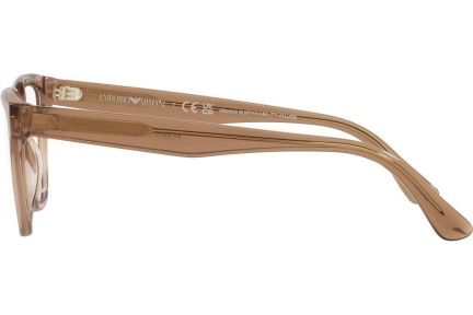 Okulary korekcyjne Emporio Armani EA3208 5069 Kocie oczy Brązowe