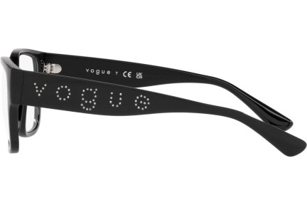 Okulary korekcyjne Vogue Eyewear VO5458B W44 Kwadratowe Czarne