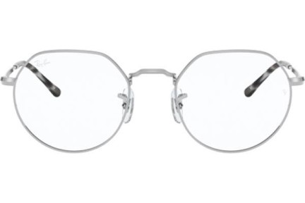 Okulary korekcyjne Ray-Ban Jack RX6465 2501 Okrągłe Srebrne