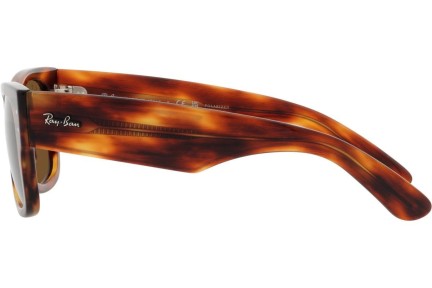 Okulary przeciwsłoneczne Ray-Ban Mega Wayfarer RB0840S 954/57 Polarized Kwadratowe Havana