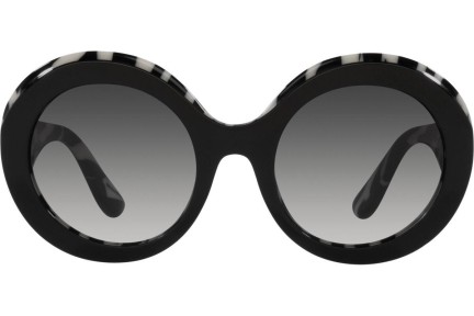 Okulary przeciwsłoneczne Dolce & Gabbana DG4418 33728G Okrągłe Czarne