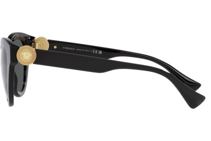 Okulary przeciwsłoneczne Versace VE4435 GB1/87 Kocie oczy Czarne