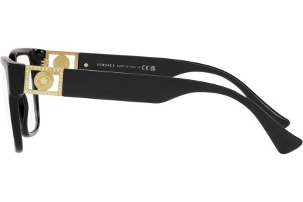 Okulary korekcyjne Versace VE3329B GB1 Kwadratowe Czarne