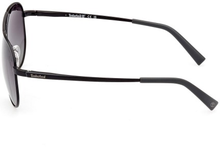 Okulary przeciwsłoneczne Timberland TB9304 02D Polarized Pilotki (Aviator) Czarne