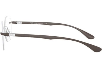 Okulary korekcyjne Ray-Ban RX8766 1131 Okrągłe Srebrne