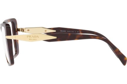 Okulary korekcyjne Prada PR03ZV 2AU1O1 Kwadratowe Havana