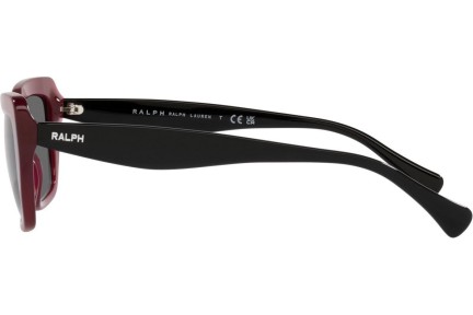 Okulary przeciwsłoneczne Ralph by Ralph Lauren RA5292 592187 Prostokątne Czerwone