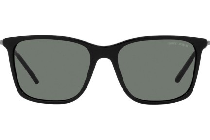 Okulary przeciwsłoneczne Giorgio Armani AR8176 501787 Kwadratowe Czarne