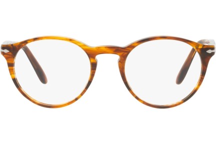 Okulary korekcyjne Persol PO3092V 9066 Okrągłe Brązowe
