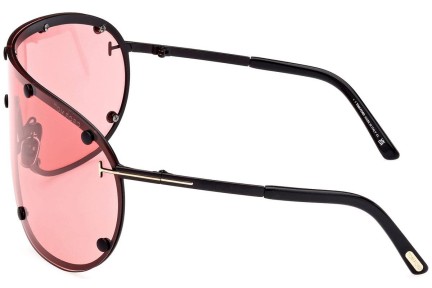 Okulary przeciwsłoneczne Tom Ford FT1043 02S Pojedyncze | Shield Czarne