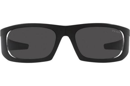 Okulary przeciwsłoneczne Prada Linea Rossa PS02YS 1BO06F Prostokątne Czarne