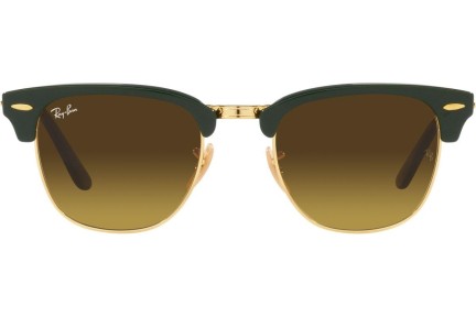 Okulary przeciwsłoneczne Ray-Ban Clubmaster Folding RB2176 136885 Browline Zielone
