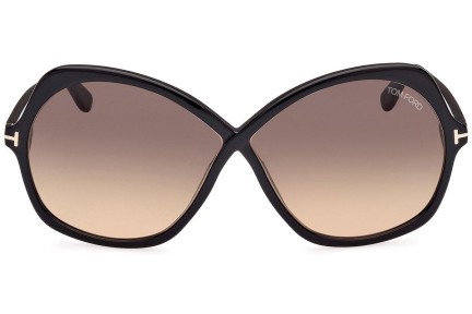 Napszemüvegek Tom Ford FT1013 01B Cat Eye Fekete