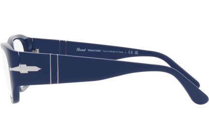 Okulary przeciwsłoneczne Persol PO3307S 1170GG Prostokątne Niebieskie