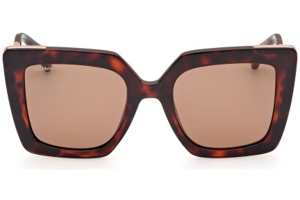 Okulary przeciwsłoneczne Max Mara MM0051 54S Kocie oczy Havana