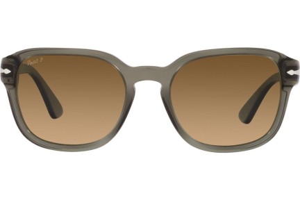 Okulary przeciwsłoneczne Persol PO3305S 1103M2 Polarized Kwadratowe Szare