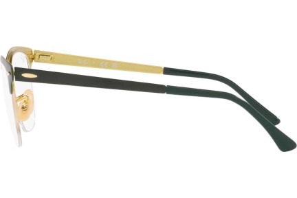 Okulary korekcyjne Ray-Ban Clubmaster Metal RX3716VM 3149 Browline Zielone