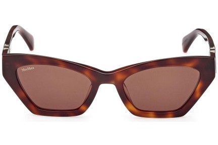 Okulary przeciwsłoneczne Max Mara MM0057 52E Kocie oczy Havana