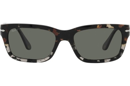 Okulary przeciwsłoneczne Persol PO3301S 115958 Polarized Kwadratowe Havana