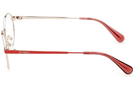 Okulary korekcyjne Max&Co. MO5090 066 Okrągłe Czerwone